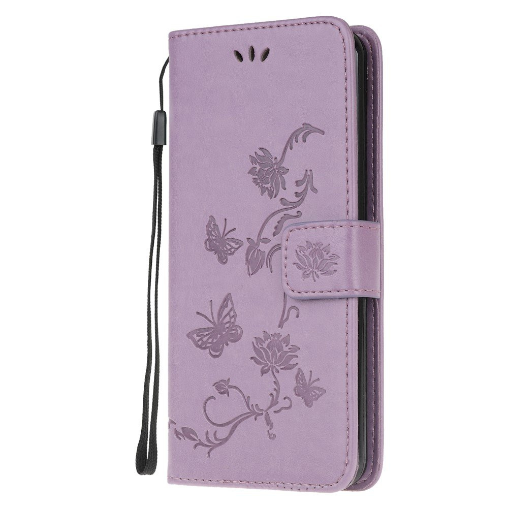 Klapphülle Für Samsung Galaxy M21, Schmetterling, Lila