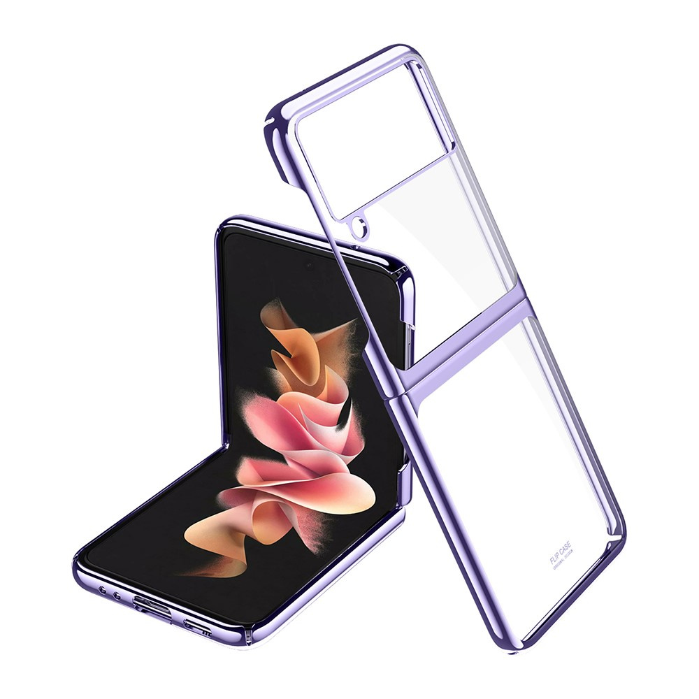 Pc-rahmenhülle Für Samsung Galaxy Z Flip3 5g, Lila