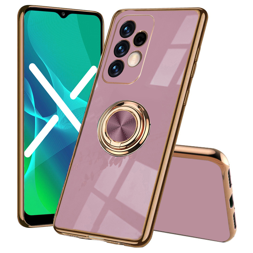 Hülle Für Samsung Galaxy A13 4g, Electro Ring, Lila