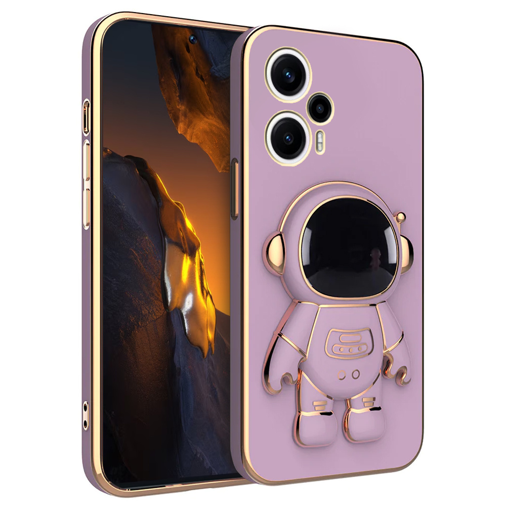 Hülle Für Xiaomi Poco F5, Astronaut, Lila