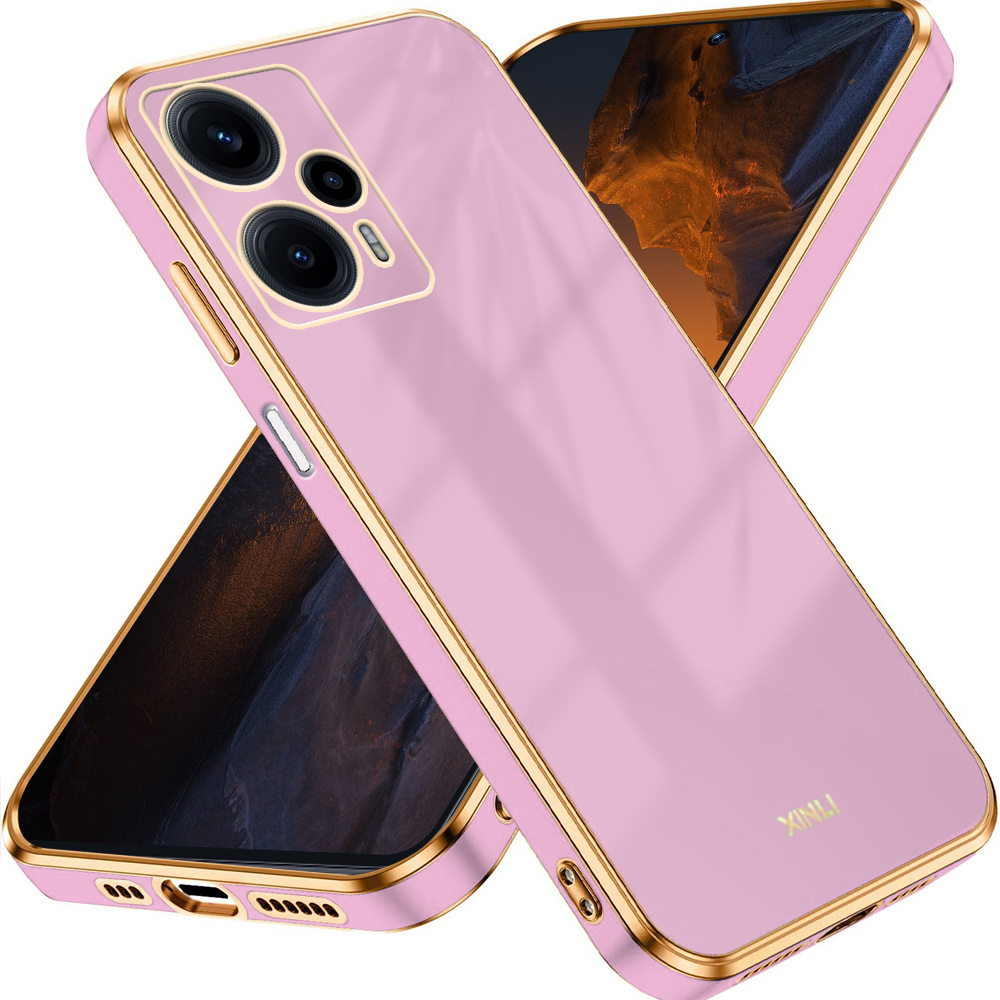 Hülle Für Xiaomi Poco F5, Glamour Camshield, Lila