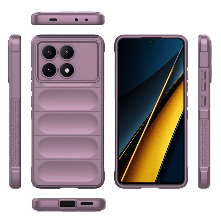 Xiaomi Poco F6 Pro Gaming-schutzhülle, Lila