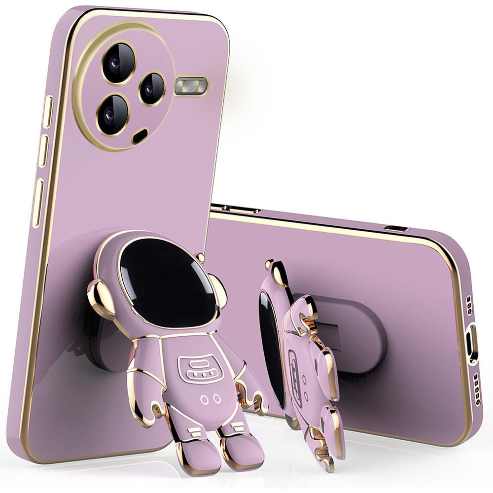 Hülle Für Xiaomi Poco F7 Pro, Astronaut, Lila