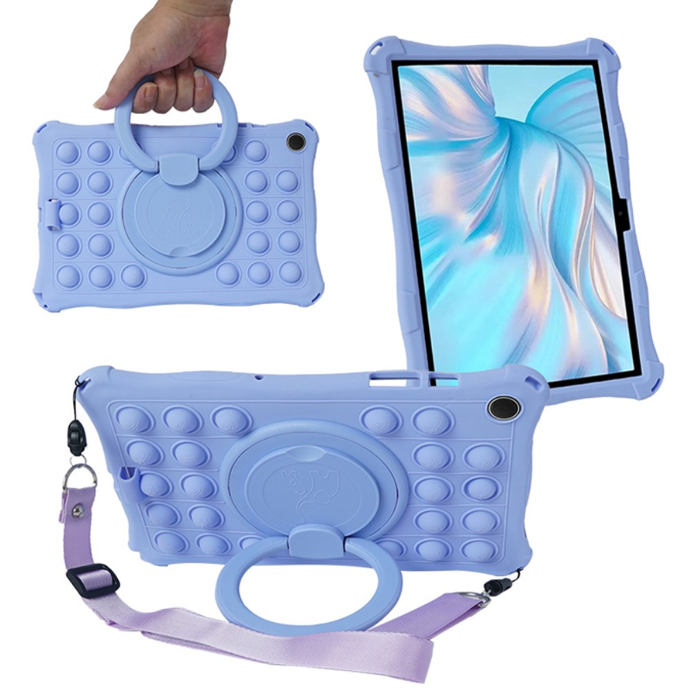 Kinderhülle Für Samsung Galaxy Tab A9+, Bubble, Lila