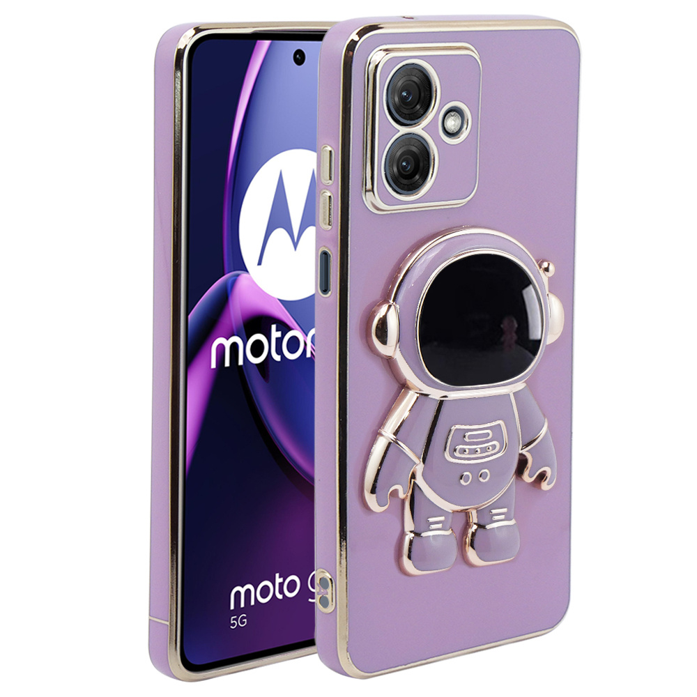 Schutzhülle Für Motorola Moto G54 5g, Astronaut, Lila