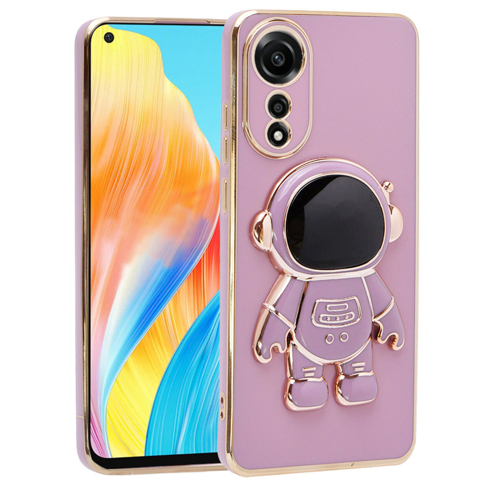 Schutzhülle Für Oppo A78 4g, Astronaut, Lila