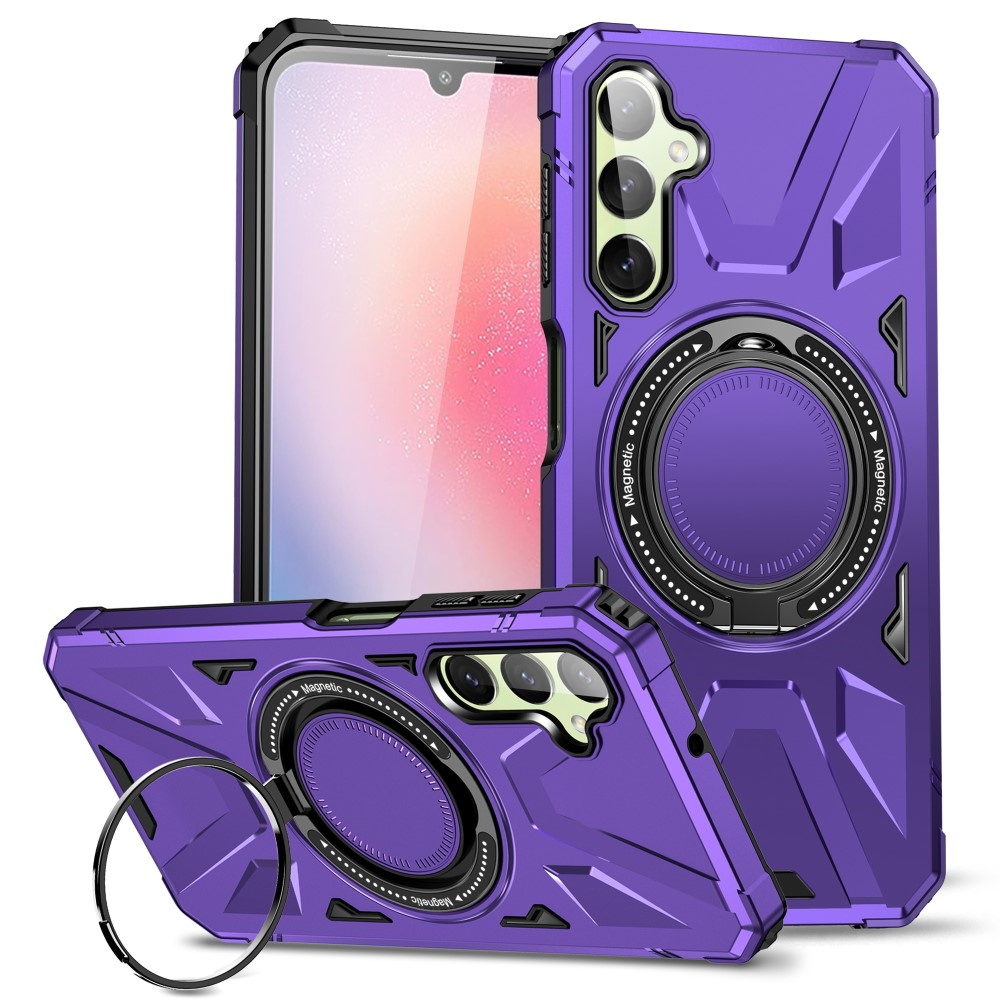 Magsafe-hülle Für Samsung Galaxy A54 5g, Mit Integriertem Ständer Und Halterung, Lila