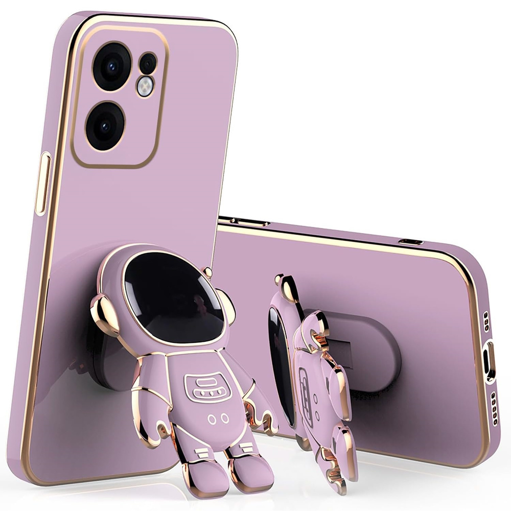 Hülle Für Oppo Reno 13f / Oppo Reno 13fs, Astronaut, Lila