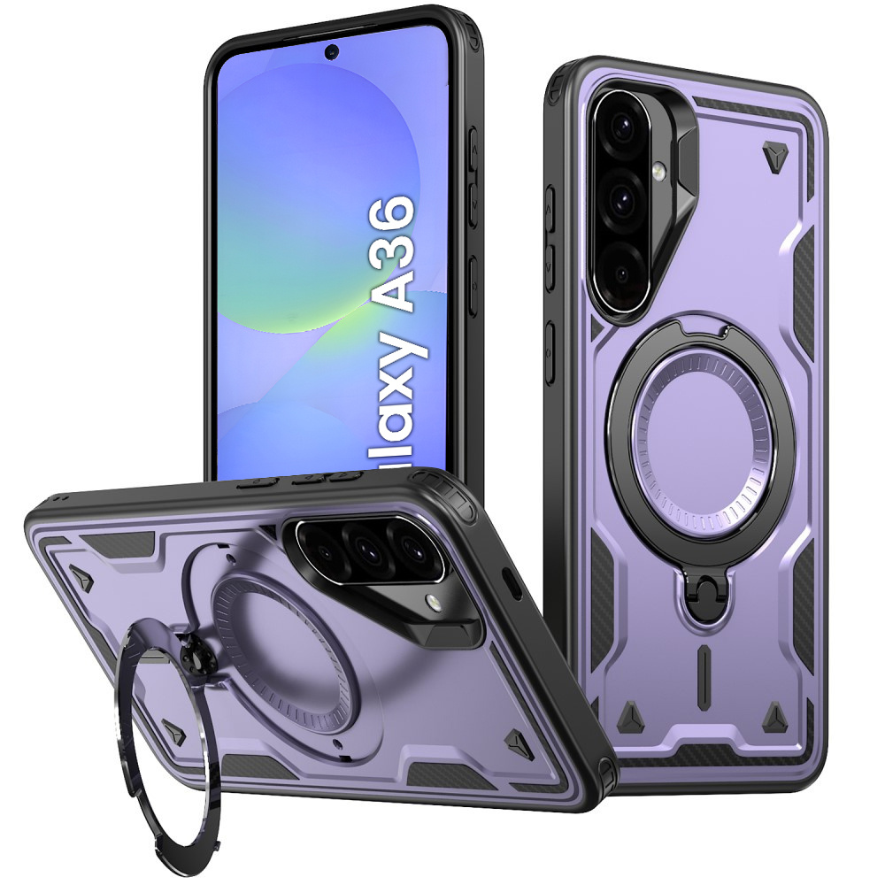 Schutzhülle Für Samsung Galaxy A36 5g, Militärstandard Magsafe, Lila