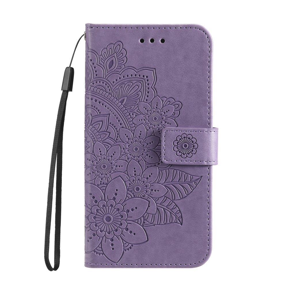 Samsung Galaxy A13 4g Klapphülle, Mandala, Lila