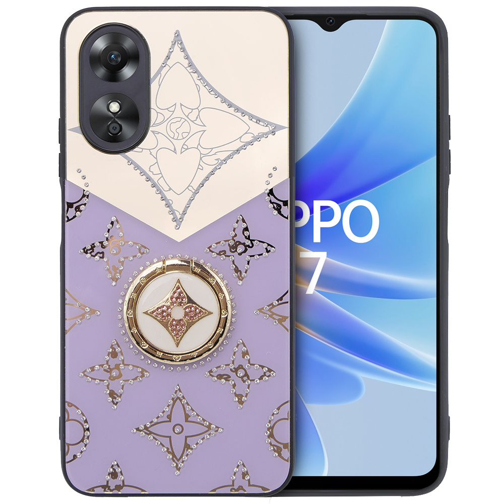 Modische Schutzhülle Für Oppo A17, Lila