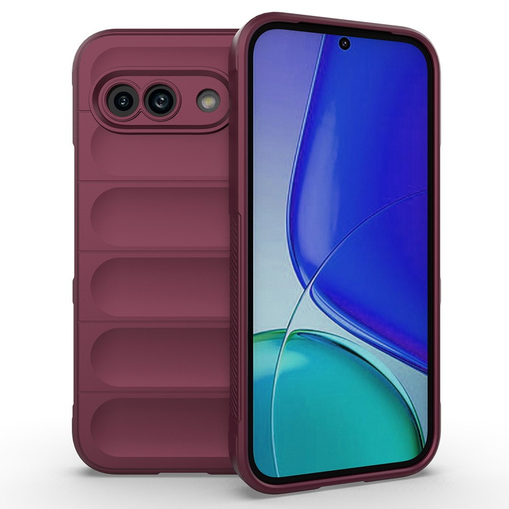 Stoßfeste Gaming-hülle Für Google Pixel 9a, Burgunderrot