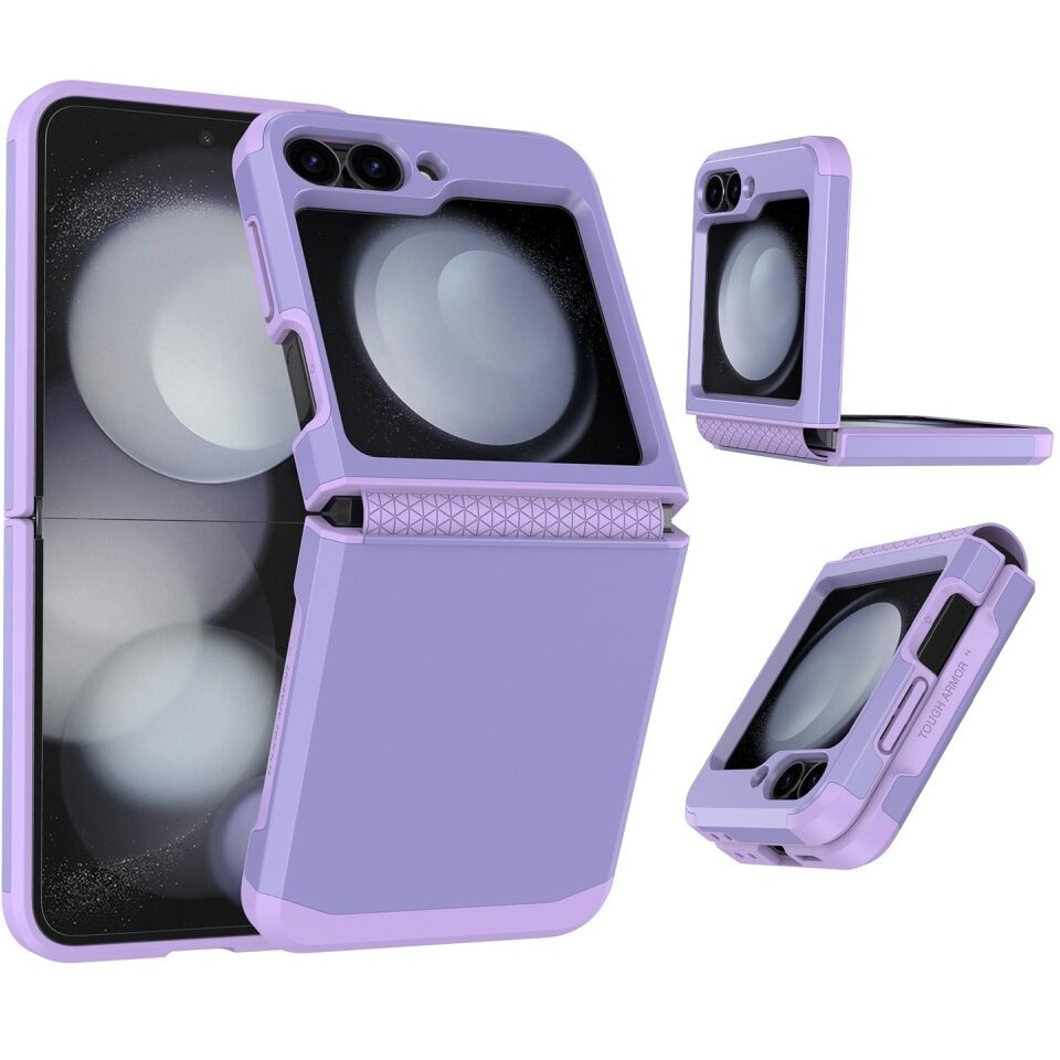 Armor Shockproof Hülle Für Samsung Galaxy Z Flip7 Fe / Z Flip6, Armor Shockproof, Lila