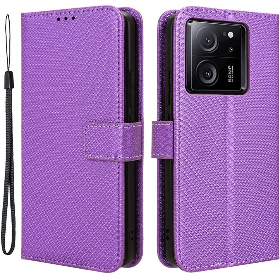 Klapphülle Für Xiaomi 13t / 13t Pro, Mit Magnetverschluss, Lila