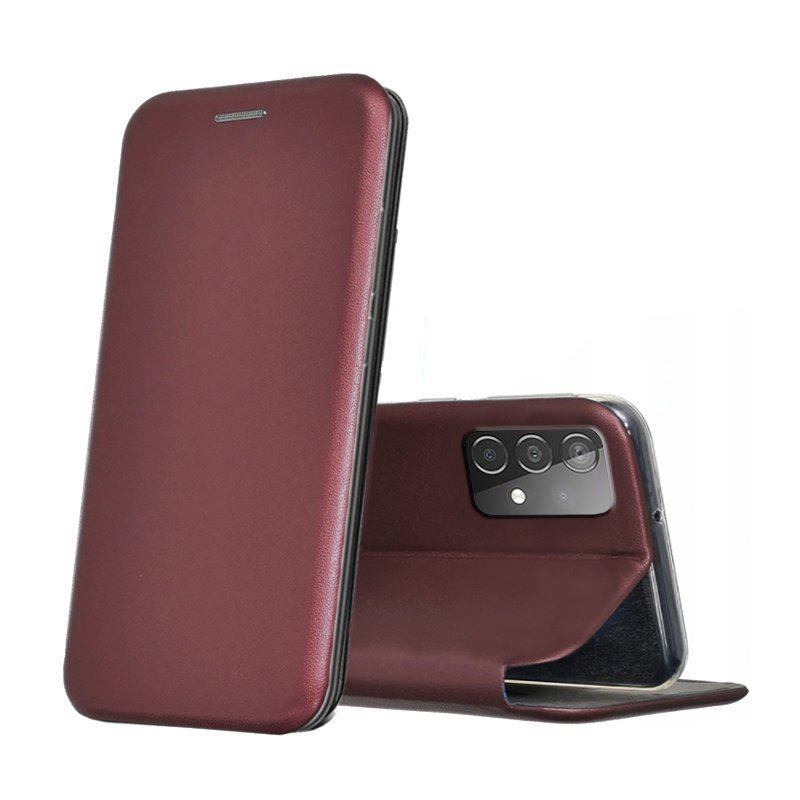 Brieftaschenhülle Für Samsung Galaxy A32 5g, Elegance, Burgunderrot