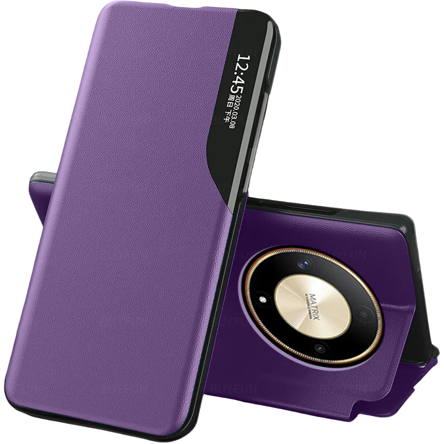 Honor Magic 6 Lite 5g Flip Case, Seitenansicht, Lila