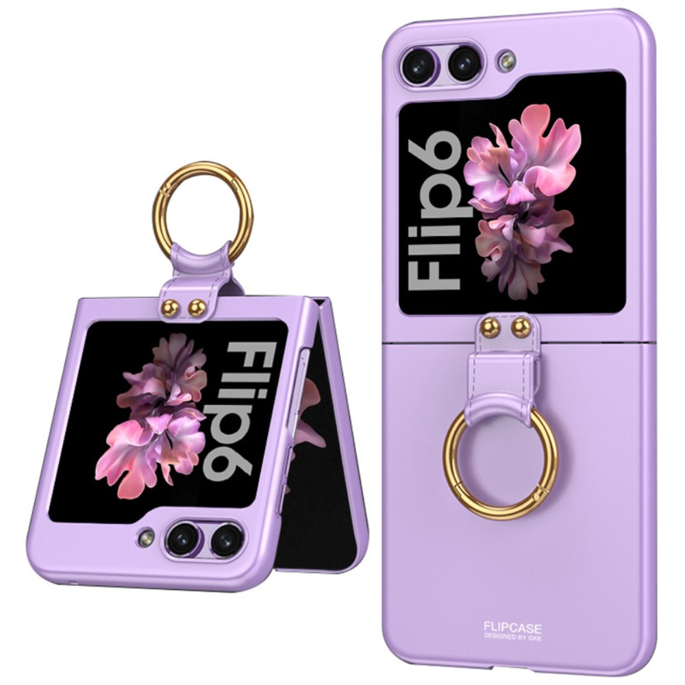 Gkk Ringhalterhülle Für Samsung Galaxy Z Flip7 Fe / Z Flip6, Lila
