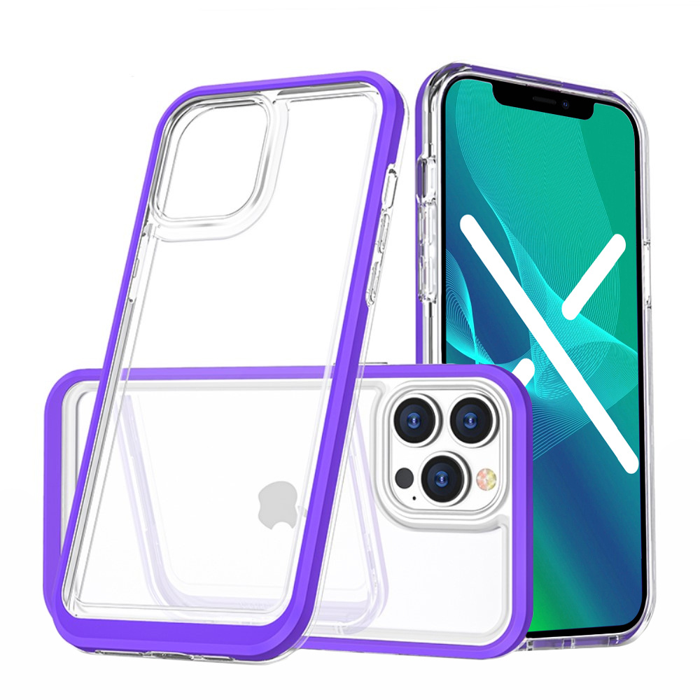 Erbord Hülle Für Iphone 13 Pro, Hybridrahmen, Lila