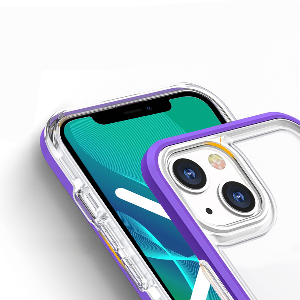 Erbord Hülle Für Iphone 13, Hybridrahmen, Lila