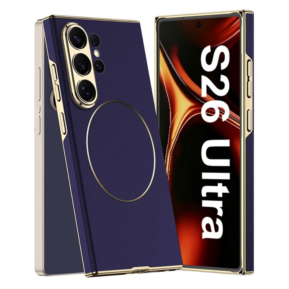 Samsung Galaxy S26 Ultra Hülle, Gkk Nickel Ring Leder, Lila