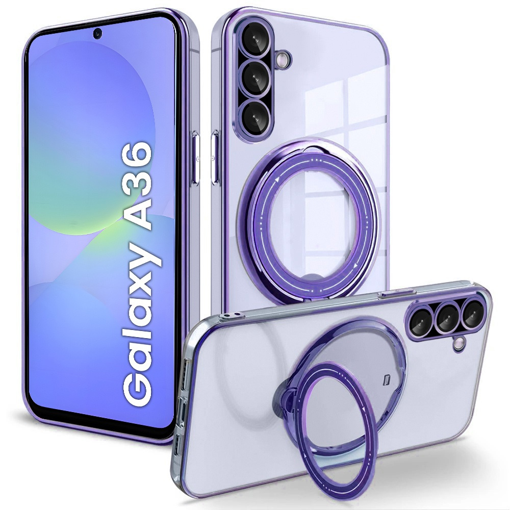 Magnetische Hülle Für Samsung Galaxy A36 5g, Mit Magsafe, Lila