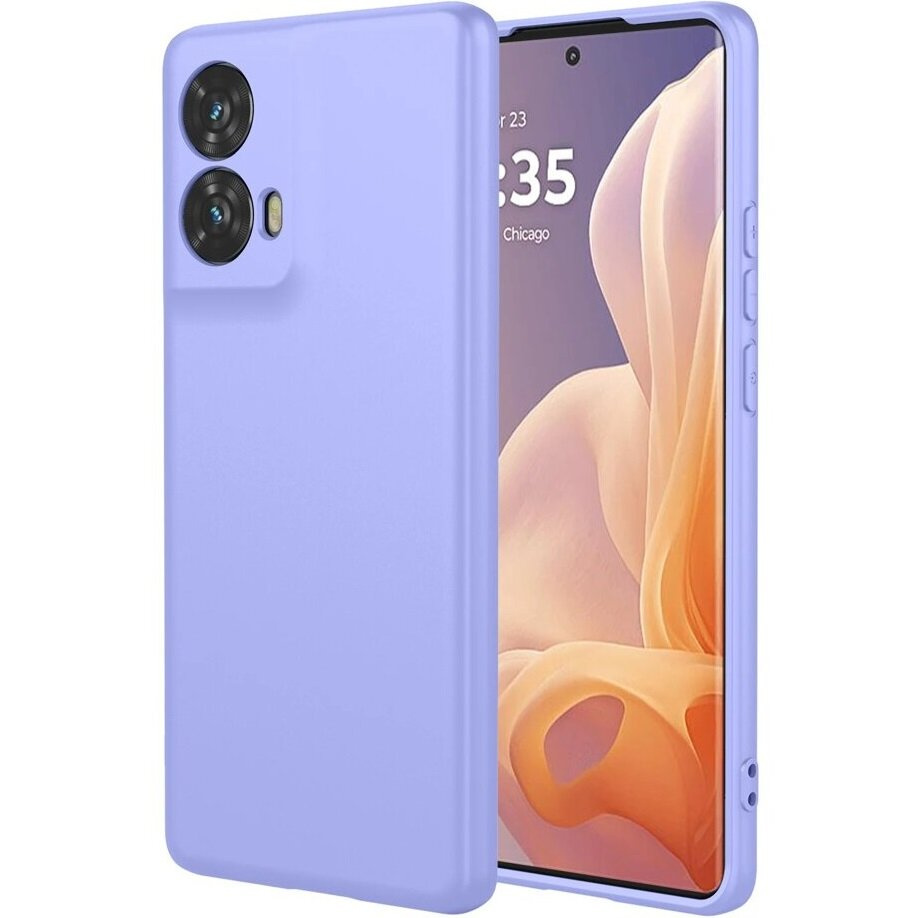 Schutzhülle Für Motorola Moto G24 / G24 Power / G04, Silikon Lite, Lila