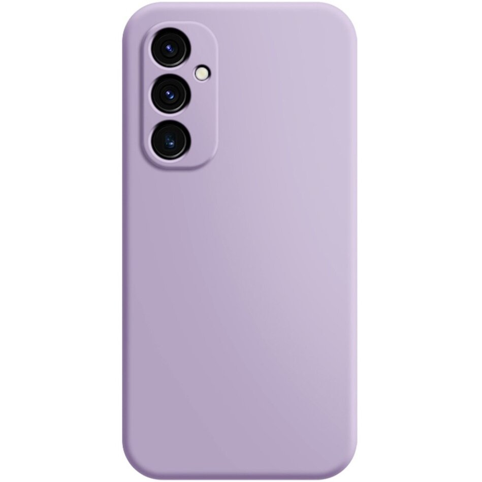 Schutzhülle Für Samsung Galaxy A15, Silikon Lite, Lila + 9h-glas