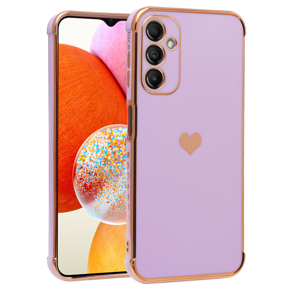 Schutzhülle Für Samsung Galaxy A14 4g/5g, Elektroherz, Lila