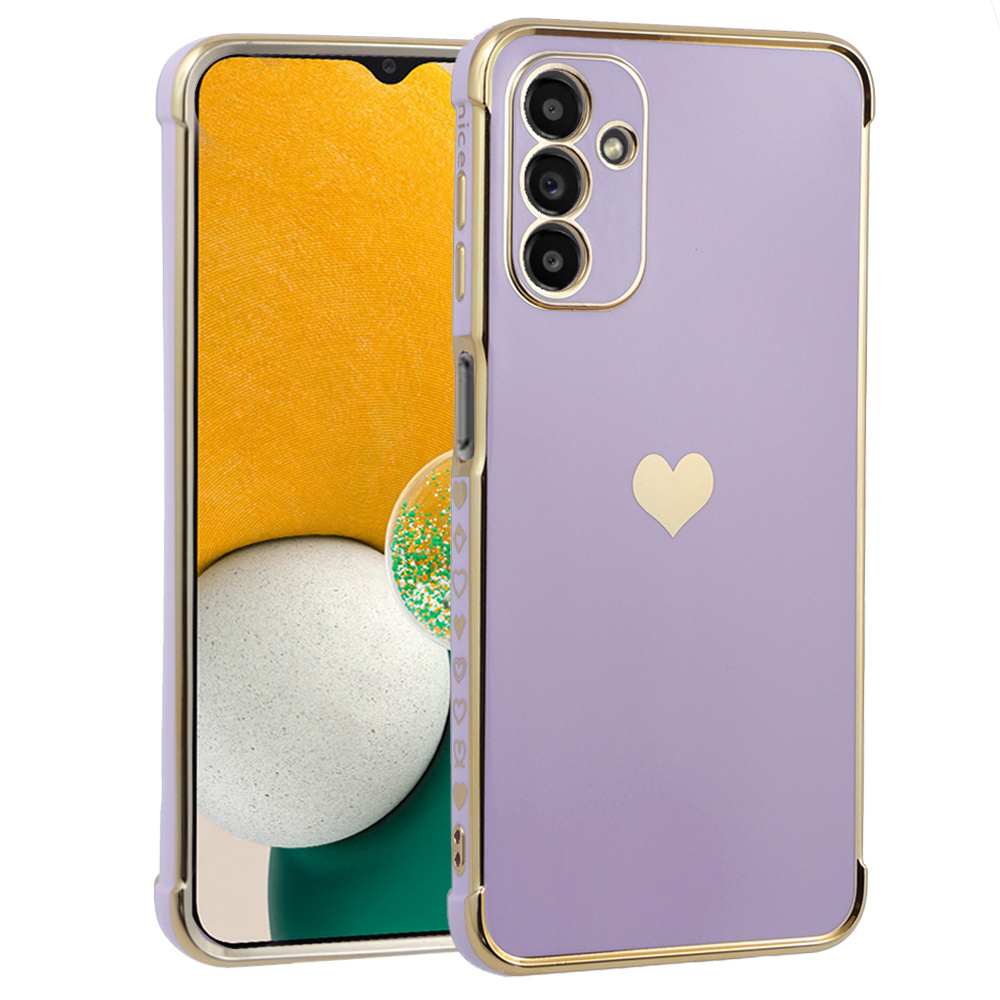 Schutzhülle Für Samsung Galaxy A13 5g, Elektroherz, Lila