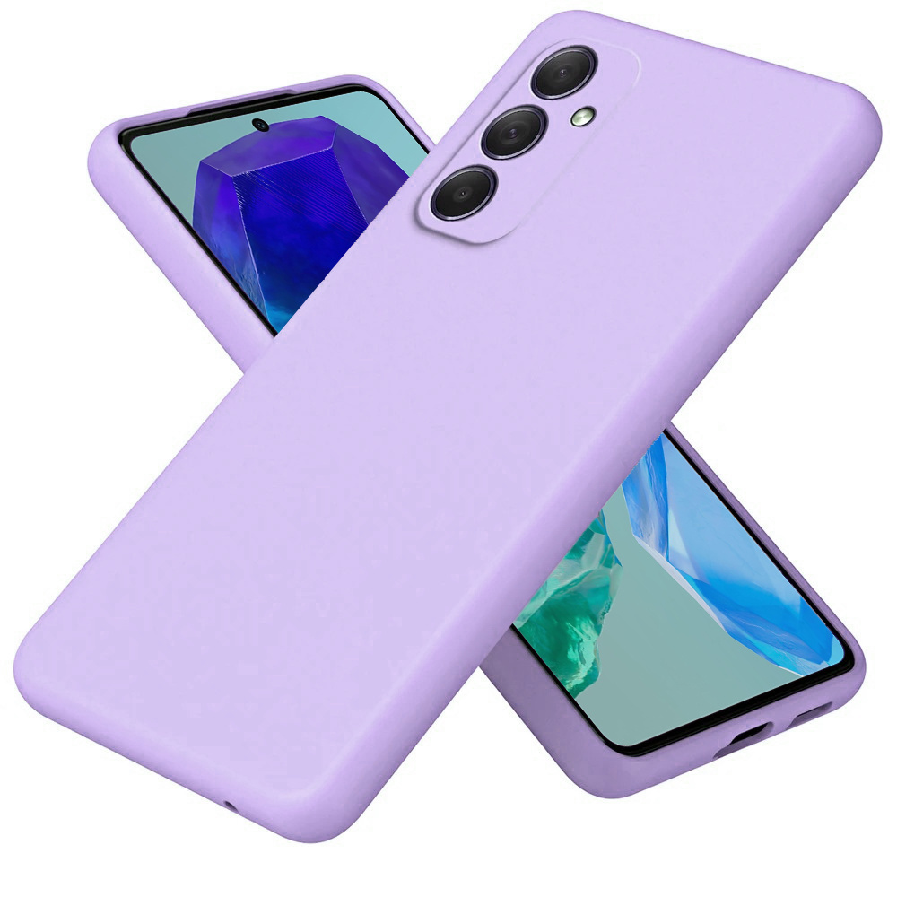Schutzhülle Für Samsung Galaxy M55 5g, Silikon Lite, Lila