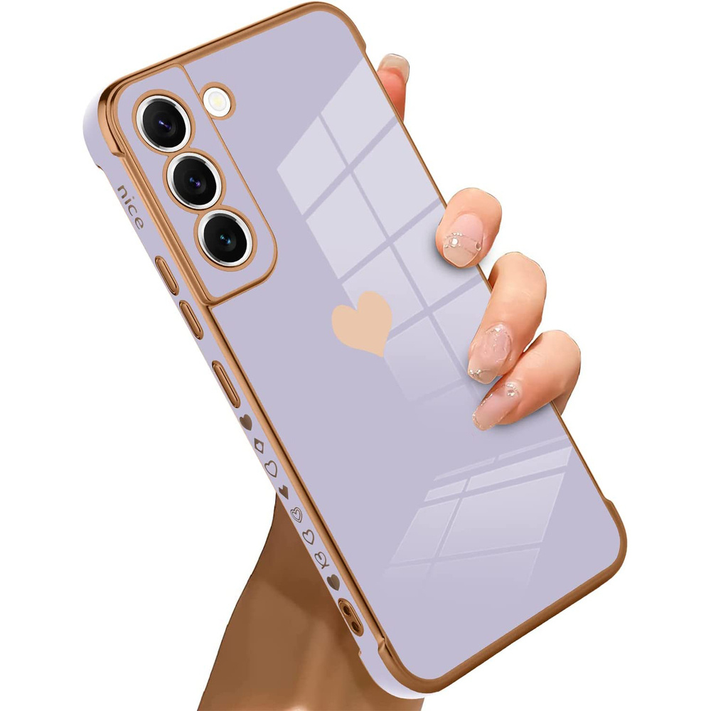 Hülle Für Samsung Galaxy S22, Elektroherz, Lila