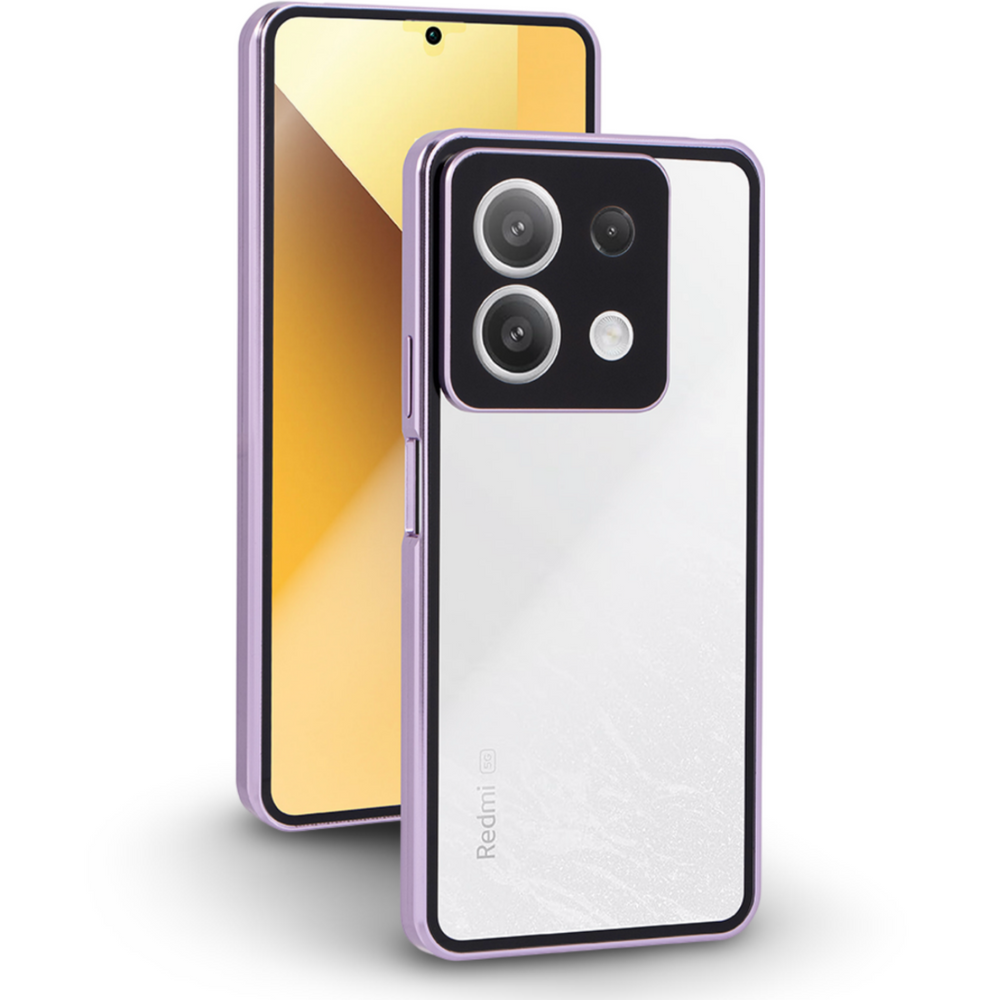 Schutzhülle Für Xiaomi Redmi Note 13 5g, Magnetisches Dualglas, Lila