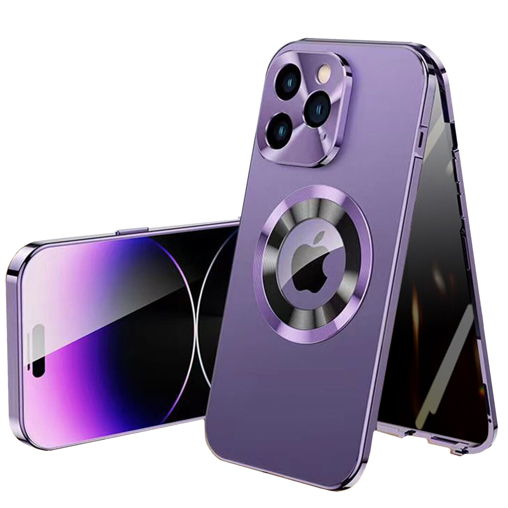 Iphone 14 Pro Max Hülle, Dualglas, Magsafe, Lila