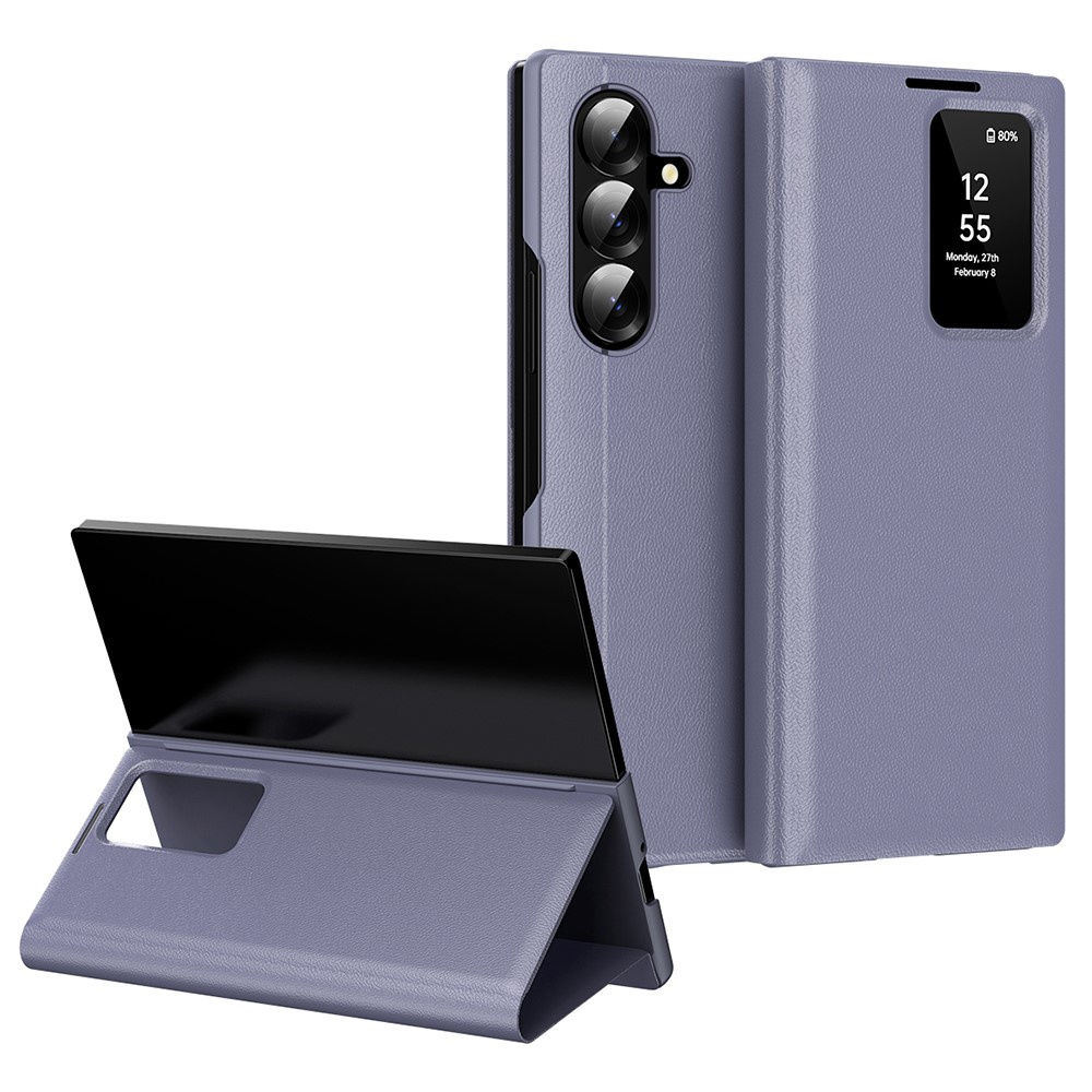 Samsung Galaxy Z Fold7 Smart View Wallet Case, Lila