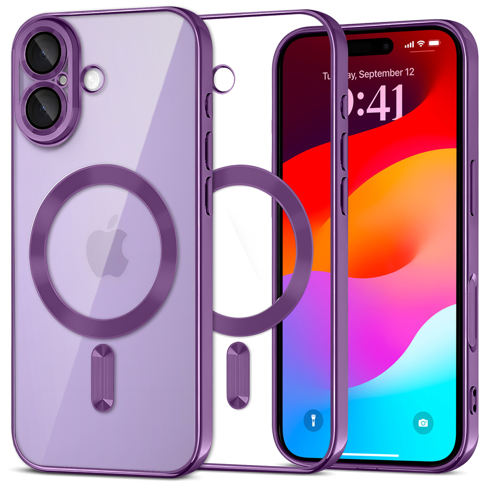 Iphone 17 Electro Magsafe Hülle – Lila