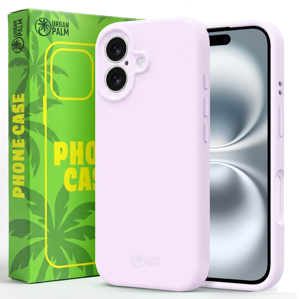 Urbanpalm Iphone 16 Silikonhülle Mit Magsafe-kompatibilität, Lila