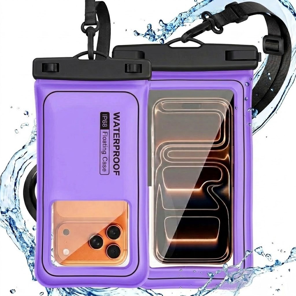 Wasserdichte, Schwimmende Handyhülle, Lila