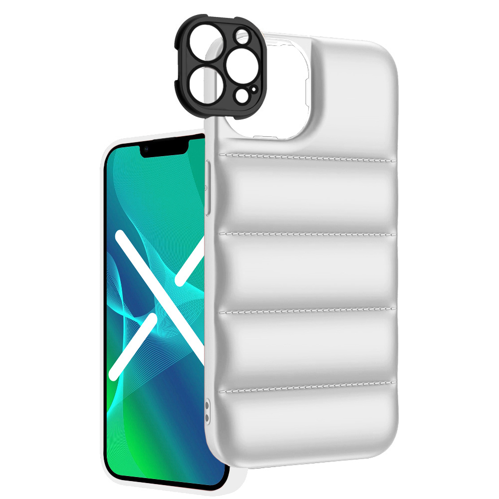 Puffer-schutzhülle Für Iphone 12 Pro, Weiß