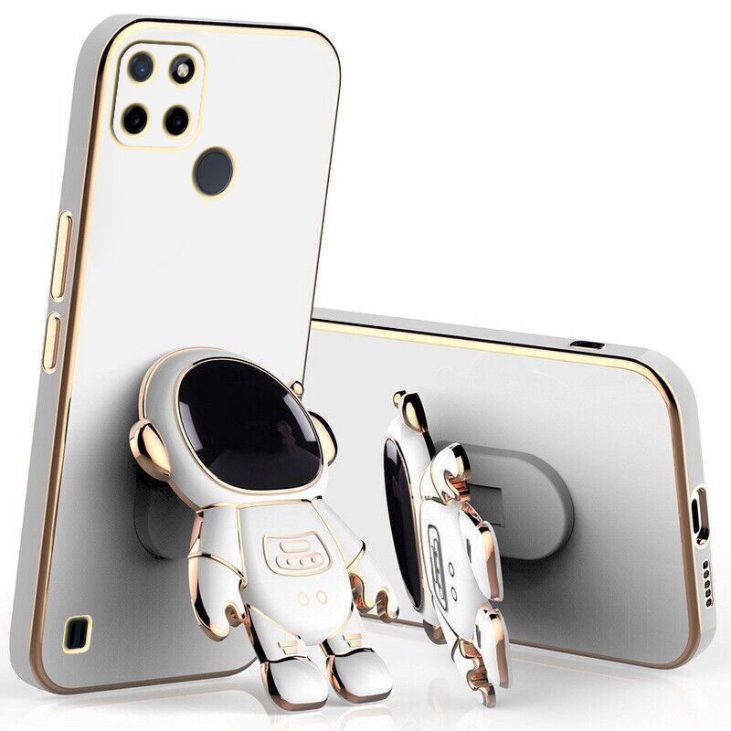 Realme C21y/c25y Astronautenhülle, Weiß