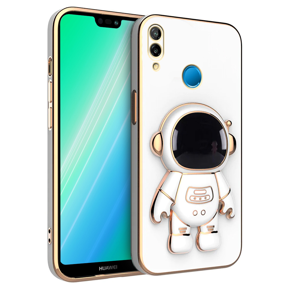 Huawei P20 Lite Hülle, Astronaut, Weiß