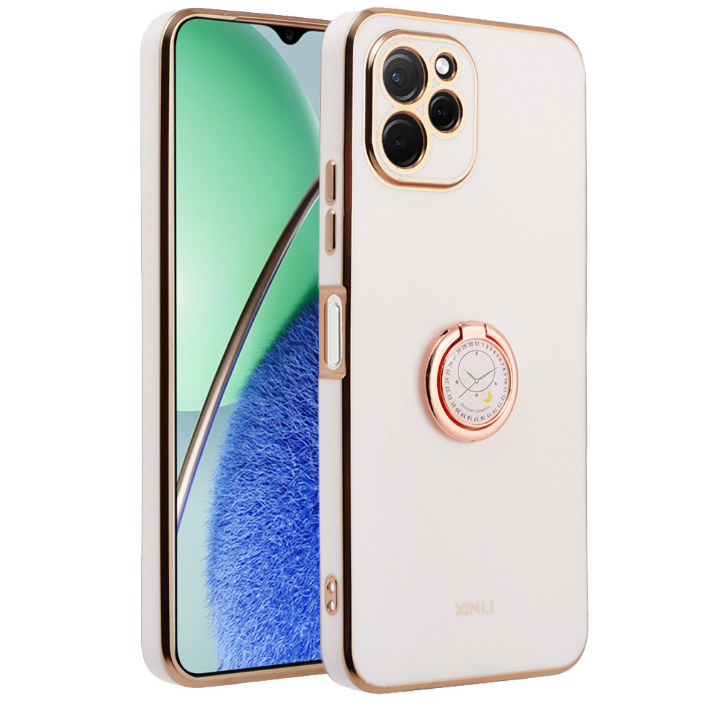 Schutzhülle Für Huawei Nova Y61, Electro Ring, Weiß
