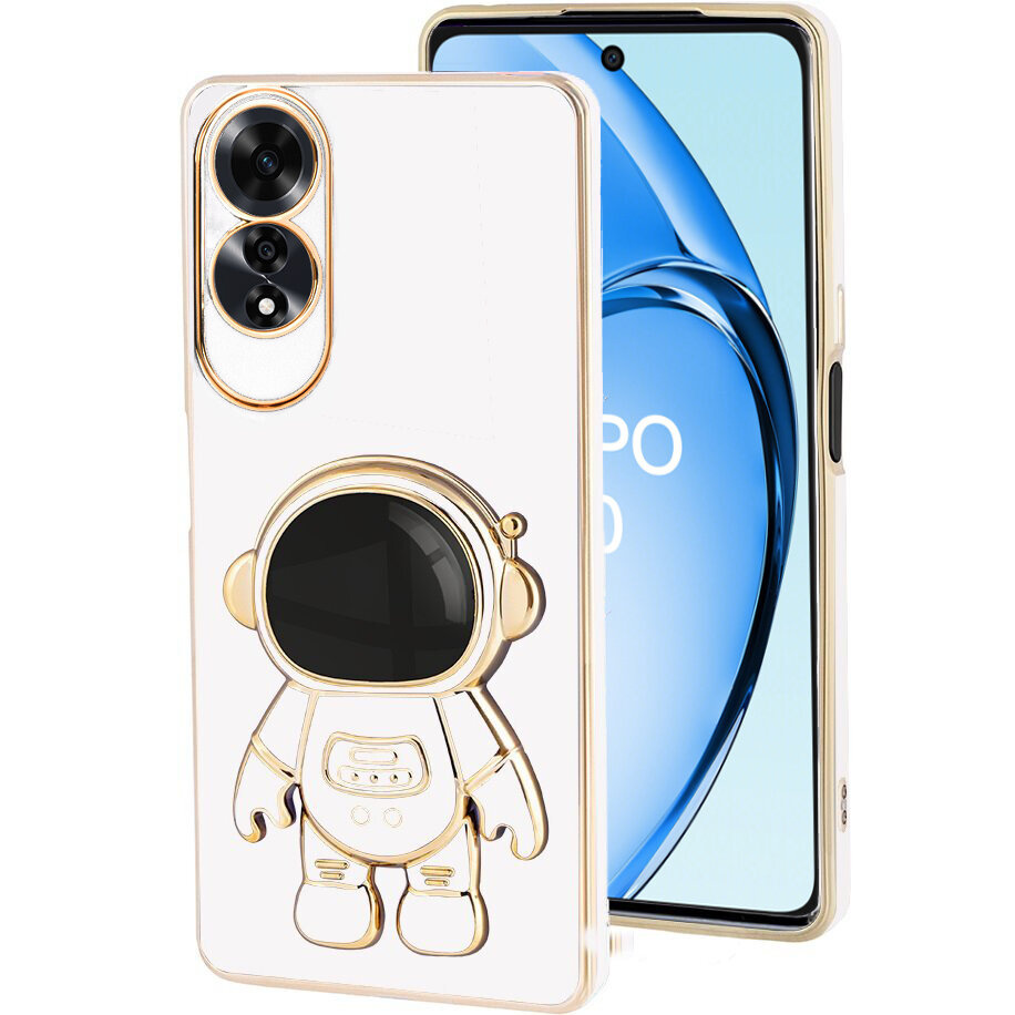 Oppo A60 Hülle, Astronaut, Weiß