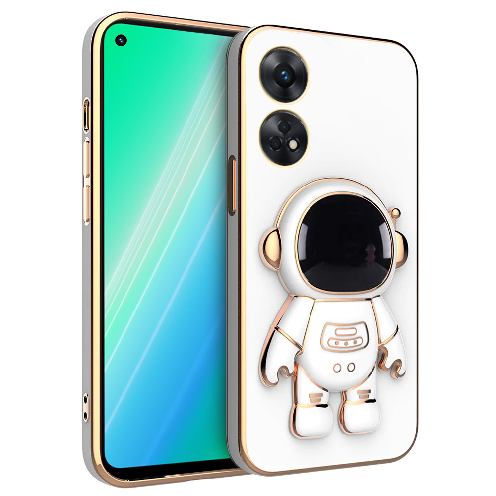 Schutzhülle Für Oppo Reno8 T, Astronaut, Weiß