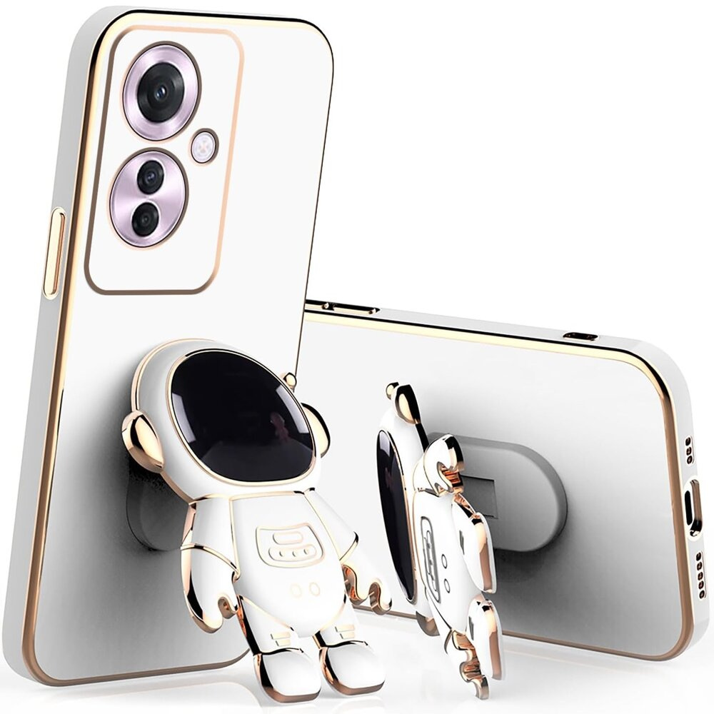 Schutzhülle Für Oppo Reno 11f 5g, Astronaut, Weiß