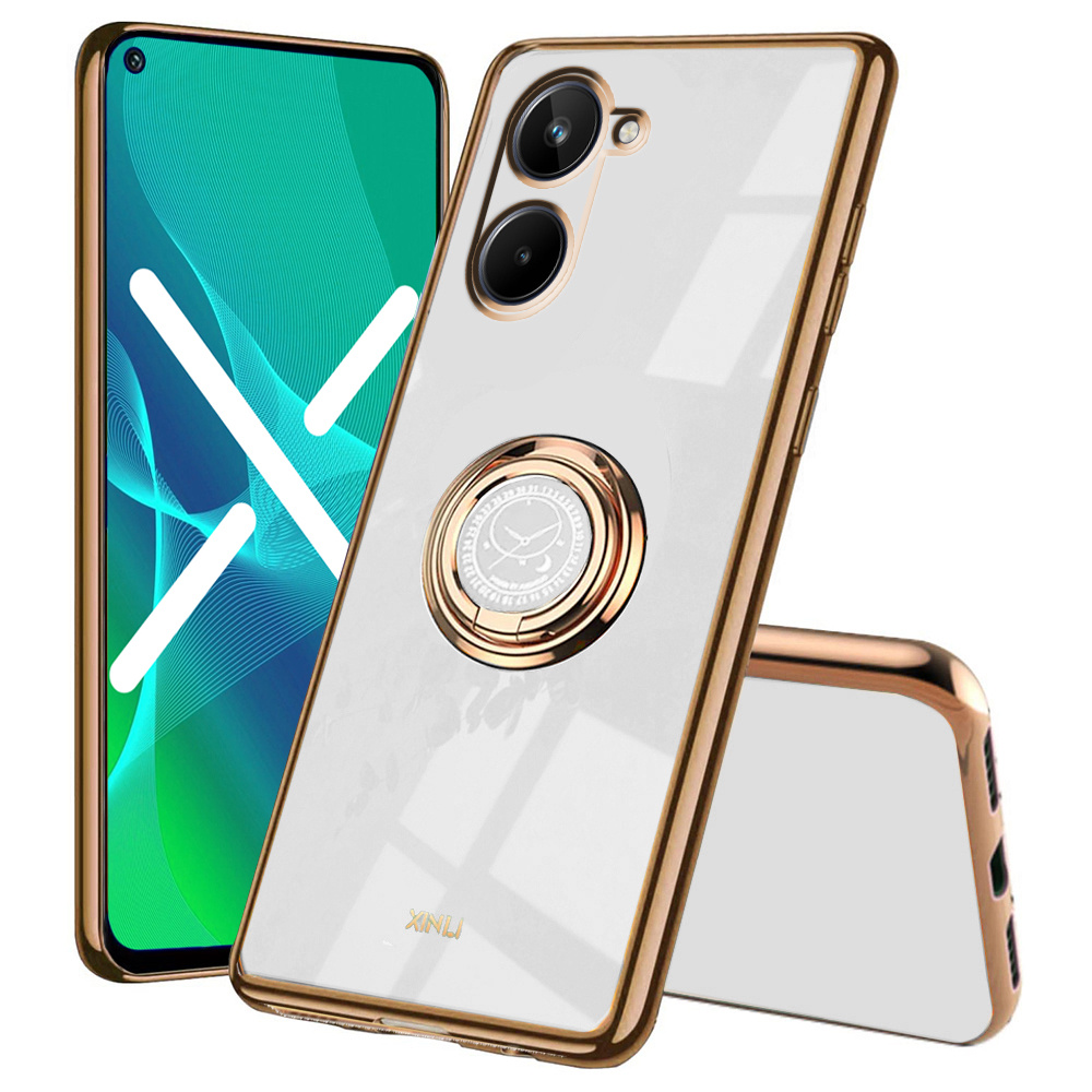 Realme 10 4g Hülle, Electro Ring, Weiß