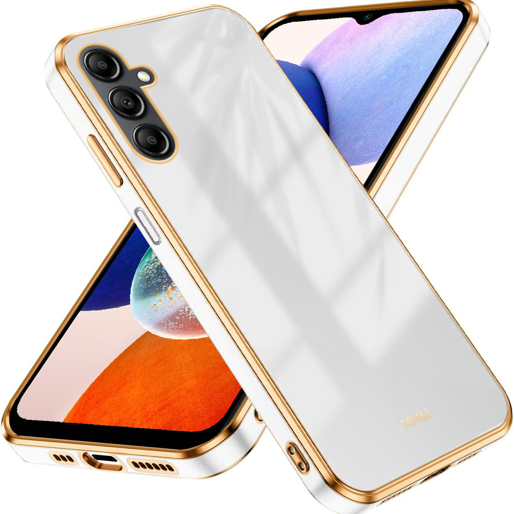 Schutzhülle Für Samsung Galaxy A14 4g/5g, Farbe: Electro, Weiß