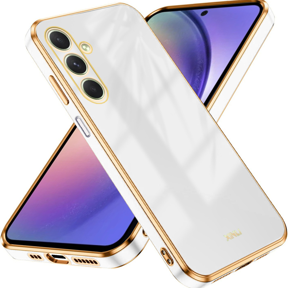 Schutzhülle Für Samsung Galaxy A54 5g, Glamour Camshield, Weiß