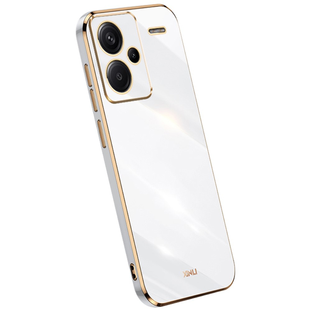 Schutzhülle Für Xiaomi Redmi Note 13 Pro+, Glamour Camshield, Weiß