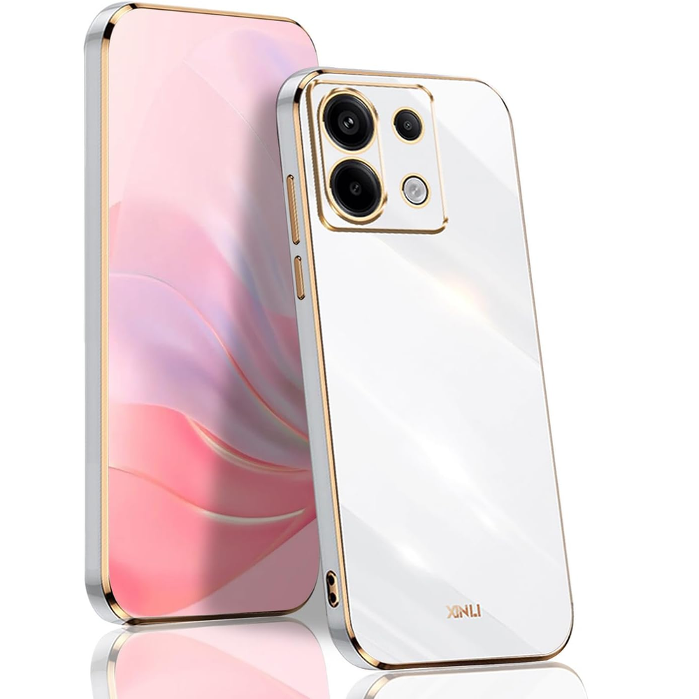 Schutzhülle Für Xiaomi Redmi Note 13 Pro 5g, Glamour Camshield, Weiß