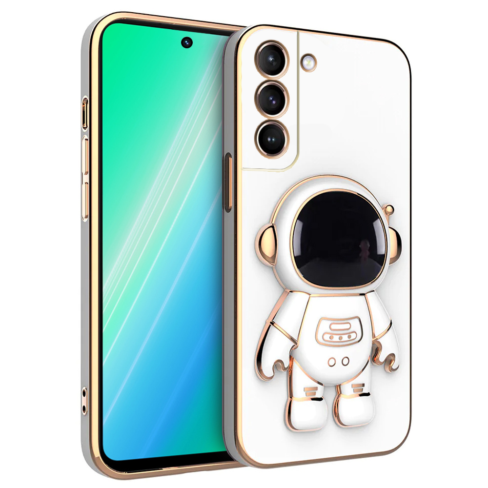 Samsung Galaxy S21 Fe Hülle, Astronaut, Weiß